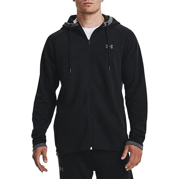 Under Armour Men's UA Double Knit Full Zip Hoodie (US, Alpha